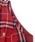 中古・古着 BURBERRY BLUE LABEL (バーバリー ブルー レーベル) ノースリーブシャツワンピース FM537-234 レッド サイズ:38：7000円