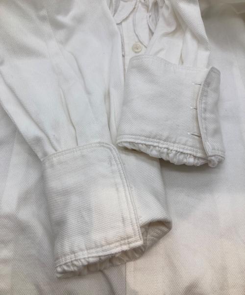 BURBERRY BLUE LABEL（バーバリー ブルー レーベル）BURBERRY BLUE LABEL (バーバリー ブルー レーベル) フリルシャツ ホワイト サイズ:38の古着・服飾アイテム