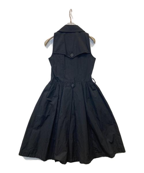 BURBERRY BLUE LABEL（バーバリー ブルー レーベル）BURBERRY BLUE LABEL (バーバリー ブルー レーベル) ノースリーブトレンチ ブラック サイズ:38の古着・服飾アイテム