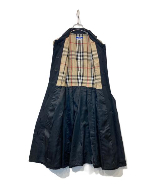 BURBERRY BLUE LABEL（バーバリー ブルー レーベル）BURBERRY BLUE LABEL (バーバリー ブルー レーベル) ノースリーブトレンチ ブラック サイズ:38の古着・服飾アイテム