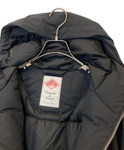 DANTON（ダントン）DANTON (ダントン) ポリエステルタフタ ダウンフードジャケット　DT-A0381 ブラック サイズ:Sの古着・服飾アイテム