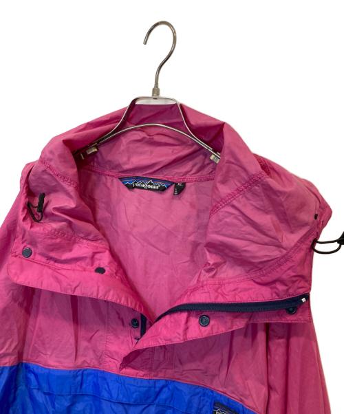 Patagonia（パタゴニア）Patagonia (パタゴニア) ナイロンアノラックパーカー ピンク×ブルー サイズ:XLの古着・服飾アイテム