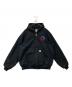 CarHartt（カーハート）の古着「企業ロゴダック地アクティブジャケット 103940」｜ブラック