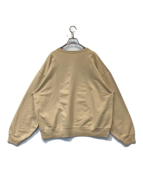 AURALEE（オーラリー）AURALEE (オーラリー) SUPER SOFT SWEAT BIG P/O スーパー ソフト スウェット ビッグ プルオーバー A8SP06GU ベージュ サイズ:1の古着・服飾アイテム