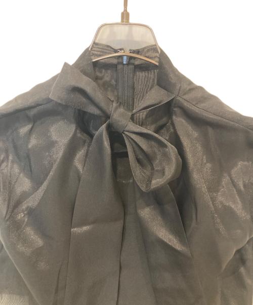 darich（ダーリッチ）darich (ダーリッチ) シアードッキングチェックワンピース　112414053 ブラック サイズ:FREEの古着・服飾アイテム