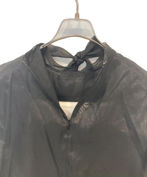 darich（ダーリッチ）darich (ダーリッチ) シアードッキングチェックワンピース　112414053 ブラック サイズ:FREEの古着・服飾アイテム