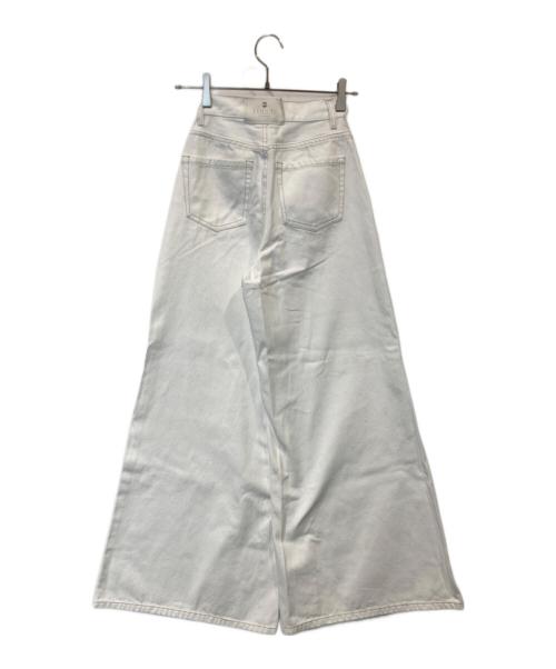 darich（ダーリッチ）darich (ダーリッチ) パッチスラブワイドデニムパンツ　112422004 ホワイト サイズ:S 未使用品の古着・服飾アイテム