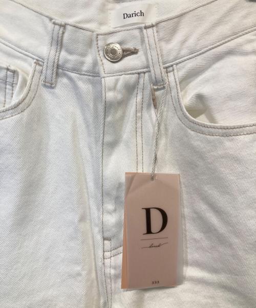 darich（ダーリッチ）darich (ダーリッチ) パッチスラブワイドデニムパンツ　112422004 ホワイト サイズ:S 未使用品の古着・服飾アイテム
