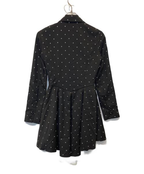 darich（ダーリッチ）darich (ダーリッチ) バックコンシャスジャケットミニワンピース 112433005 ブラック サイズ:Free-L 未使用品の古着・服飾アイテム