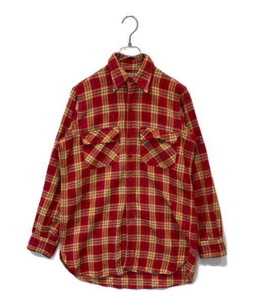 L.L.Bean（エルエルビーン）L.L.Bean (エルエルビーン) チェックシャツ レッド サイズ:Ｌの古着・服飾アイテム