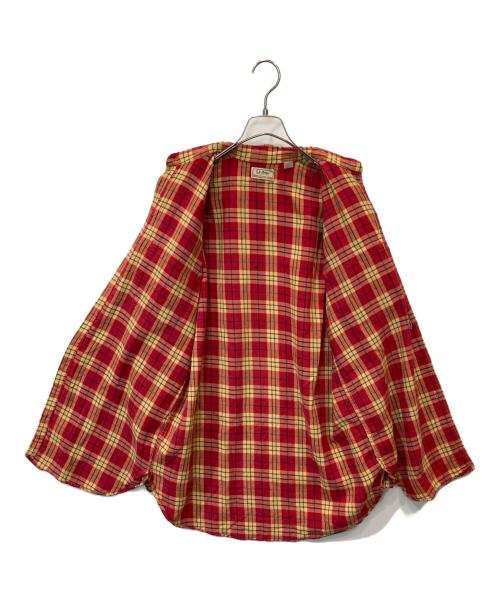 L.L.Bean（エルエルビーン）L.L.Bean (エルエルビーン) チェックシャツ レッド サイズ:Ｌの古着・服飾アイテム