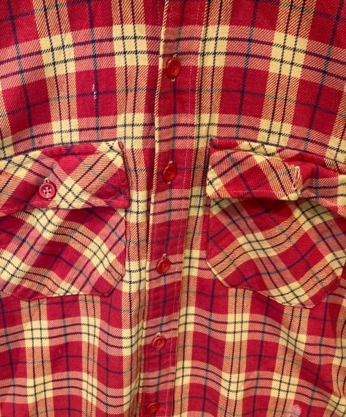 L.L.Bean（エルエルビーン）L.L.Bean (エルエルビーン) チェックシャツ レッド サイズ:Ｌの古着・服飾アイテム