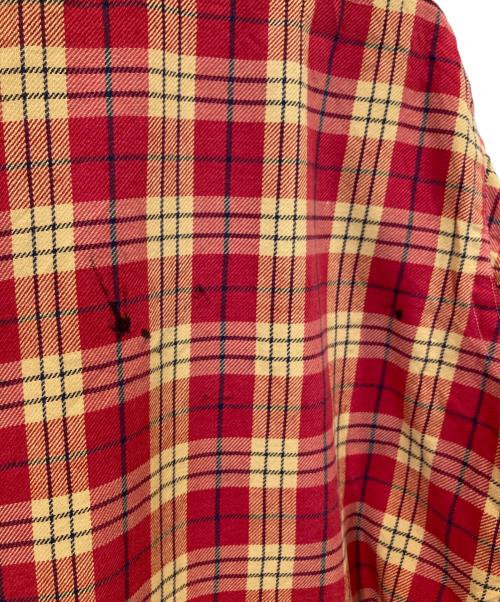 L.L.Bean（エルエルビーン）L.L.Bean (エルエルビーン) チェックシャツ レッド サイズ:Ｌの古着・服飾アイテム