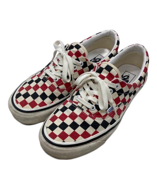 VANS（ヴァンズ）VANS (ヴァンズ) ローカットスニーカー 721278 ホワイト×レッド サイズ:27cmの古着・服飾アイテム