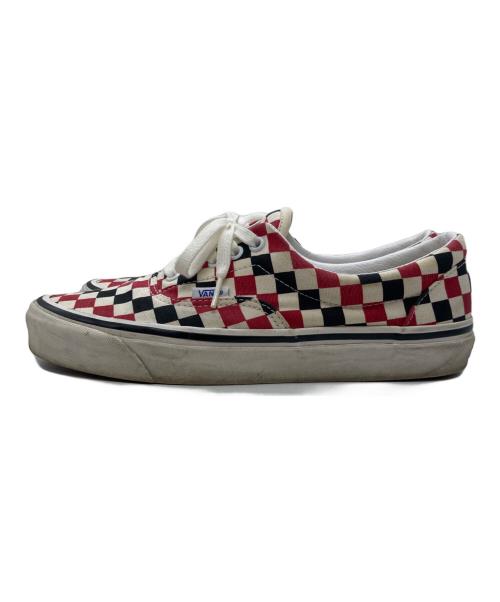 VANS（ヴァンズ）VANS (ヴァンズ) ローカットスニーカー 721278 ホワイト×レッド サイズ:27cmの古着・服飾アイテム