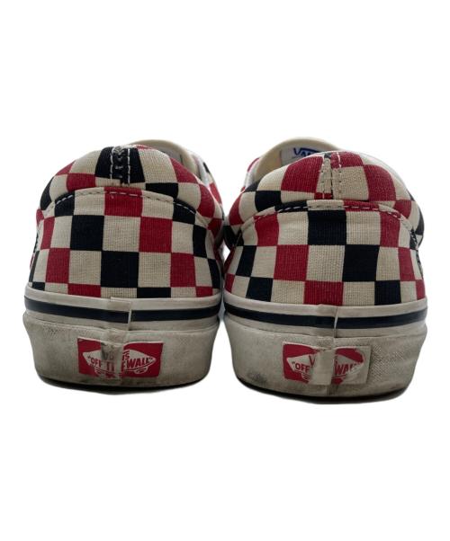 VANS（ヴァンズ）VANS (ヴァンズ) ローカットスニーカー 721278 ホワイト×レッド サイズ:27cmの古着・服飾アイテム