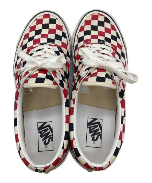 VANS（ヴァンズ）VANS (ヴァンズ) ローカットスニーカー 721278 ホワイト×レッド サイズ:27cmの古着・服飾アイテム
