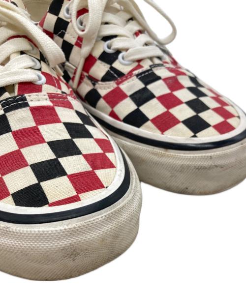 VANS（ヴァンズ）VANS (ヴァンズ) ローカットスニーカー 721278 ホワイト×レッド サイズ:27cmの古着・服飾アイテム