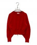 RE/DONEリダン）の古着「Silk Wool Volume Knitシルクウールボリュームニット  295530001」｜レッド