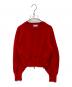 RE/DONE（リダン）の古着「Silk Wool Volume Knitシルクウールボリュームニット  295530001」｜レッド