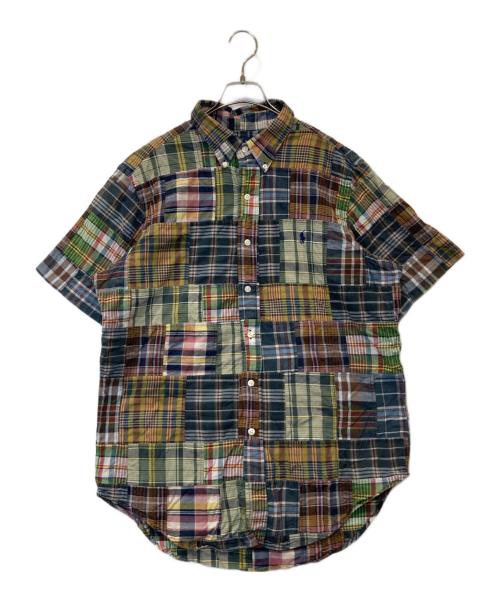 RALPH LAUREN（ラルフローレン）RALPH LAUREN (ラルフローレン) パッチワークシャツ マルチカラー サイズ:XLの古着・服飾アイテム