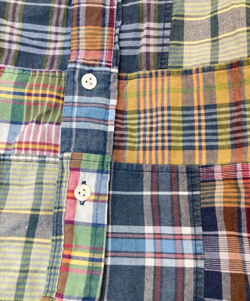 RALPH LAUREN（ラルフローレン）RALPH LAUREN (ラルフローレン) パッチワークシャツ マルチカラー サイズ:XLの古着・服飾アイテム