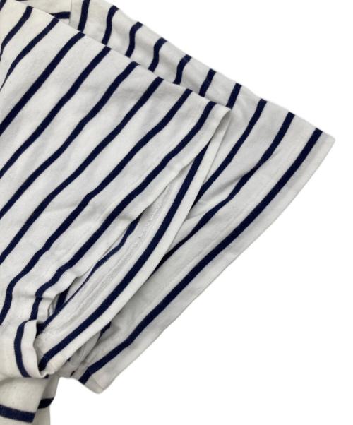 POLO RALPH LAUREN（ポロ・ラルフローレン）POLO RALPH LAUREN (ポロ・ラルフローレン) ボーダーTシャツ ホワイト×ネイビー サイズ:XLの古着・服飾アイテム