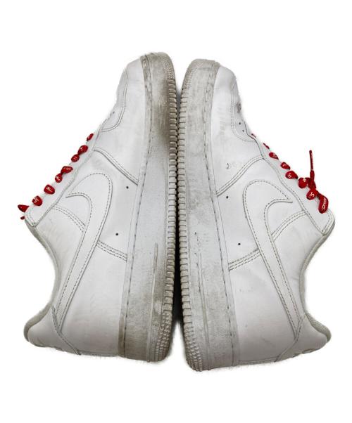 NIKE（ナイキ）NIKE (ナイキ) Supreme (シュプリーム) Air Force 1 Low　エアフォースワンロー ローカットスニーカー  CU9225-100 ホワイト サイズ:28.5㎝の古着・服飾アイテム