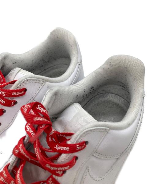 NIKE（ナイキ）NIKE (ナイキ) Supreme (シュプリーム) Air Force 1 Low　エアフォースワンロー ローカットスニーカー  CU9225-100 ホワイト サイズ:28.5㎝の古着・服飾アイテム