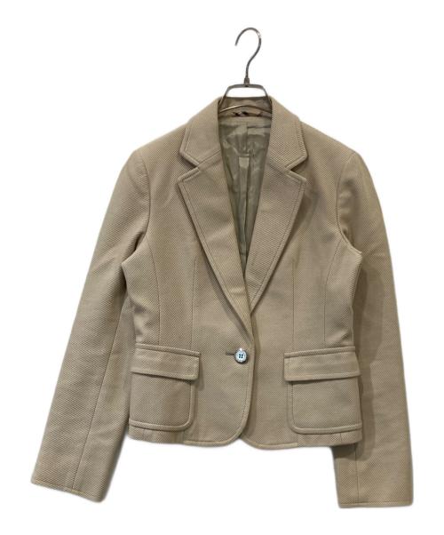 BURBERRY LONDON（バーバリーロンドン）BURBERRY LONDON (バーバリーロンドン) 1Bテーラードジャケット ベージュ サイズ:40の古着・服飾アイテム
