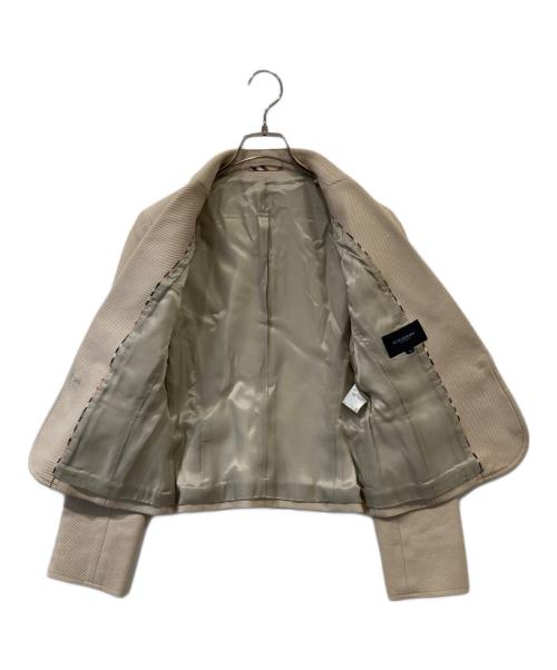 BURBERRY LONDON（バーバリーロンドン）BURBERRY LONDON (バーバリーロンドン) 1Bテーラードジャケット ベージュ サイズ:40の古着・服飾アイテム