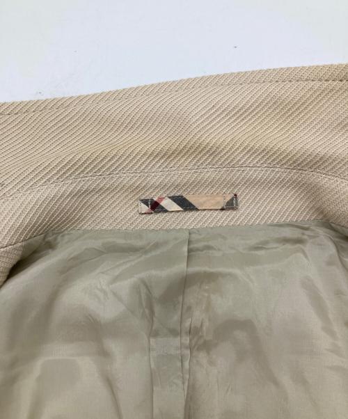 BURBERRY LONDON（バーバリーロンドン）BURBERRY LONDON (バーバリーロンドン) 1Bテーラードジャケット ベージュ サイズ:40の古着・服飾アイテム