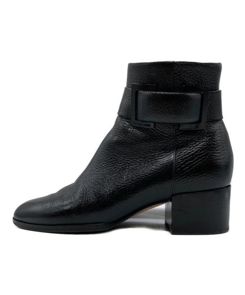 sergio rossi（セルジオロッシ）sergio rossi (セルジオロッシ) サイドジップブーツ A88930 ブラック サイズ:36 1/2の古着・服飾アイテム