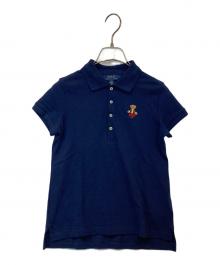 POLO RALPH LAUREN（ポロ・ラルフローレン）の古着「ポロベア刺繍ポロシャツ」｜ネイビー