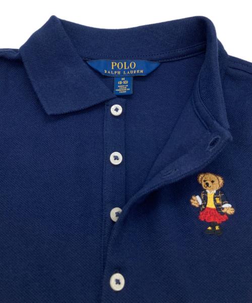 POLO RALPH LAUREN（ポロ・ラルフローレン）POLO RALPH LAUREN (ポロ・ラルフローレン) ポロベア刺繍ポロシャツ ネイビー サイズ:Mの古着・服飾アイテム