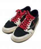 NIKE×Travis Scottナイキ×トラヴィススコット）の古着「Women's Air Jordan 1 Low OG "Medium Olive" ウィメンズ エア ジョーダン ワン ロー オージー “ミディアム オリーブ” DZ4137-106」｜ブラック×ホワイト