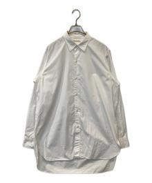 HEUGN（ユーゲン）の古着「james コットンポプリンレギュラーカラーシャツ SHIRT 001」｜ホワイト