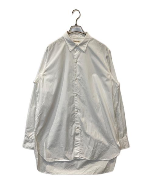 HEUGN（ユーゲン）HEUGN (ユーゲン) james コットンポプリンレギュラーカラーシャツ SHIRT 001 ホワイト サイズ:2の古着・服飾アイテム