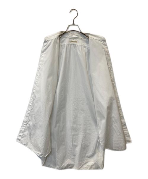 HEUGN（ユーゲン）HEUGN (ユーゲン) james コットンポプリンレギュラーカラーシャツ SHIRT 001 ホワイト サイズ:2の古着・服飾アイテム