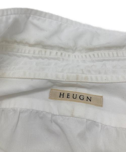 HEUGN（ユーゲン）HEUGN (ユーゲン) james コットンポプリンレギュラーカラーシャツ SHIRT 001 ホワイト サイズ:2の古着・服飾アイテム
