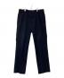 HEUGN（ユーゲン）の古着「Freddie ウールソリッド2インプリーツテーパードパンツ TROUSER 014」｜ネイビー