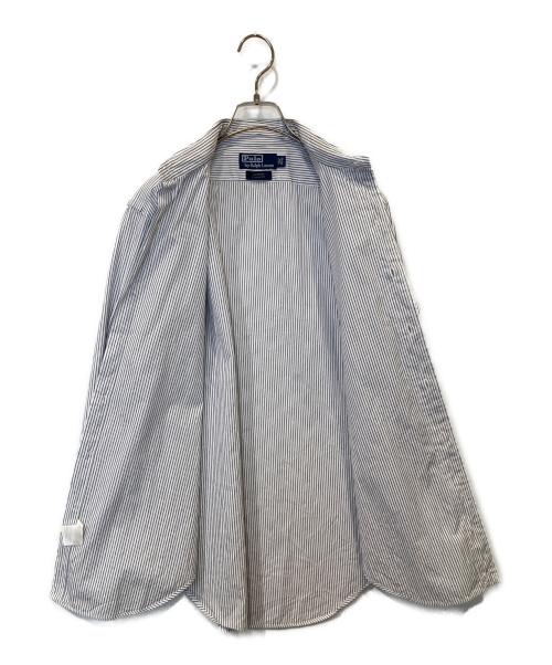 POLO RALPH LAUREN（ポロ・ラルフローレン）POLO RALPH LAUREN (ポロ・ラルフローレン) ストライプシャツ ホワイト サイズ:39-82の古着・服飾アイテム