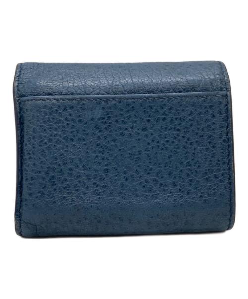 Maison Margiela（メゾンマルジェラ）Maison Margiela (メゾンマルジェラ) 4ステッチ 三つ折り ウォレット SA3UI0010 ブルーの古着・服飾アイテム
