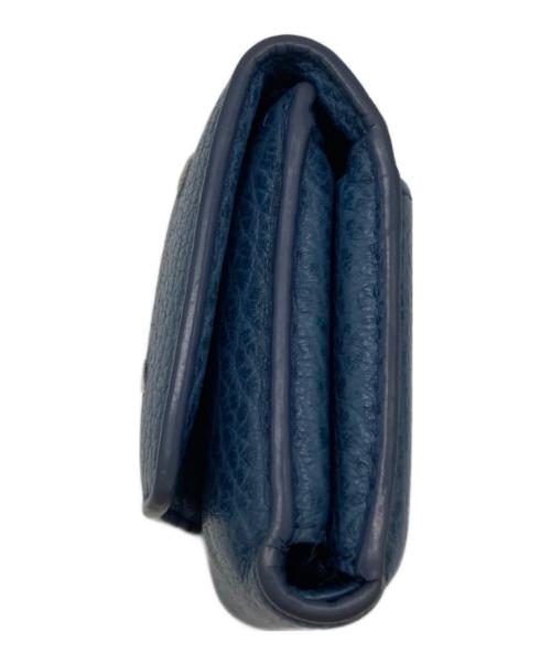 Maison Margiela（メゾンマルジェラ）Maison Margiela (メゾンマルジェラ) 4ステッチ 三つ折り ウォレット SA3UI0010 ブルーの古着・服飾アイテム