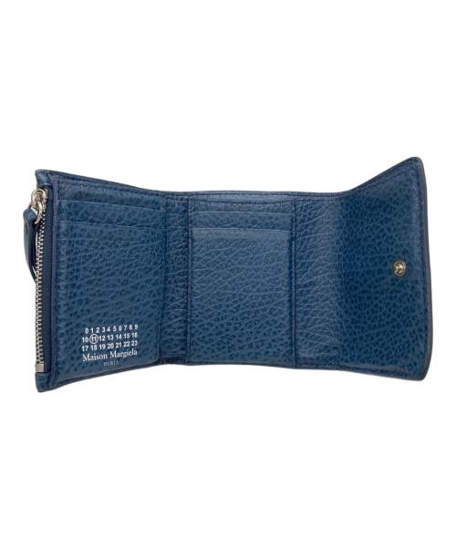 Maison Margiela（メゾンマルジェラ）Maison Margiela (メゾンマルジェラ) 4ステッチ 三つ折り ウォレット SA3UI0010 ブルーの古着・服飾アイテム