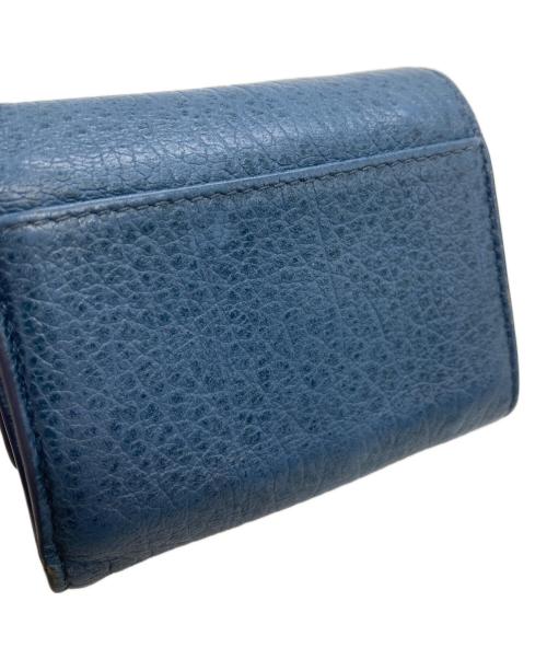 Maison Margiela（メゾンマルジェラ）Maison Margiela (メゾンマルジェラ) 4ステッチ 三つ折り ウォレット SA3UI0010 ブルーの古着・服飾アイテム