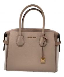 MICHAEL KORS（マイケルコース）の古着「マーサー・ベルテッド・サッチェル　30S9GM9S2T」｜ピンクベージュ