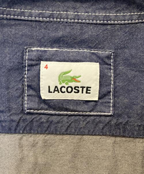 LACOSTE（ラコステ）LACOSTE (ラコステ) 長袖シャツ　CH613E ネイビー サイズ:4の古着・服飾アイテム