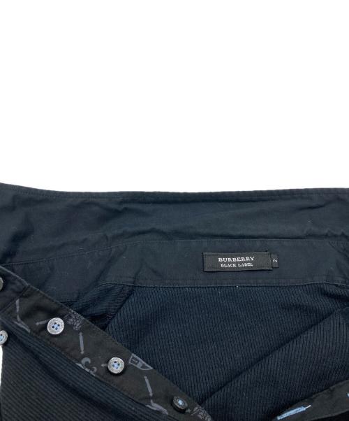 BURBERRY BLACK LABEL（バーバリーブラックレーベル）BURBERRY BLACK LABEL (バーバリーブラックレーベル) ポロシャツ ブラック サイズ:2の古着・服飾アイテム