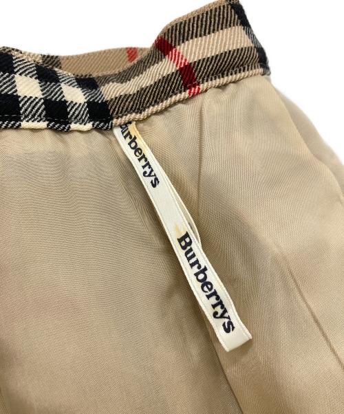 Burberry's（バーバリーズ）Burberry's (バーバリー) ノバチェックスカート ブラウン サイズ:表記がないため不明の古着・服飾アイテム